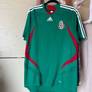 2007/08 Adidas Mexico National Soccer Team Home Seleccion Mexicana jersey.